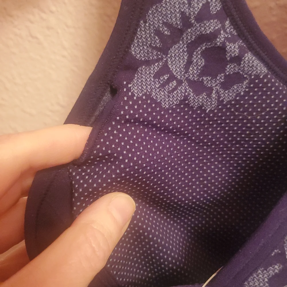 Soma Sport Large Seamless Key Racerback Maritime Navy Sports Bra NWT